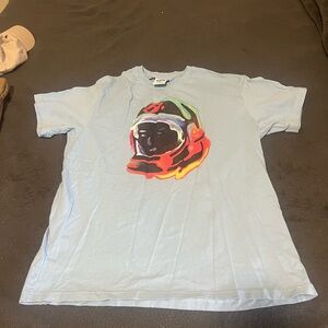 Billionaire Boys Club Light Blue T-Shirt with Colorful Astronaut Size XL